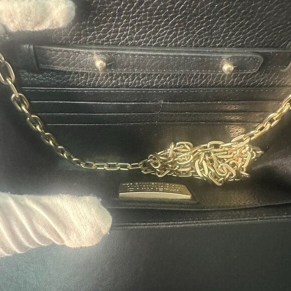 Valentino by Mario Valentino Black Leather Crossbody Bag - Picture 11 of 11